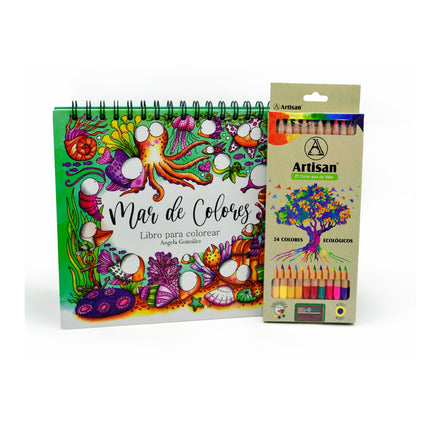 Kit Libro Mar de Colores Lala más Colores x24 Artisan