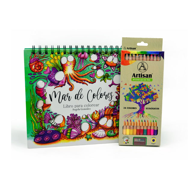 Kit Libro Mar de Colores Lala más Colores x24 Artisan