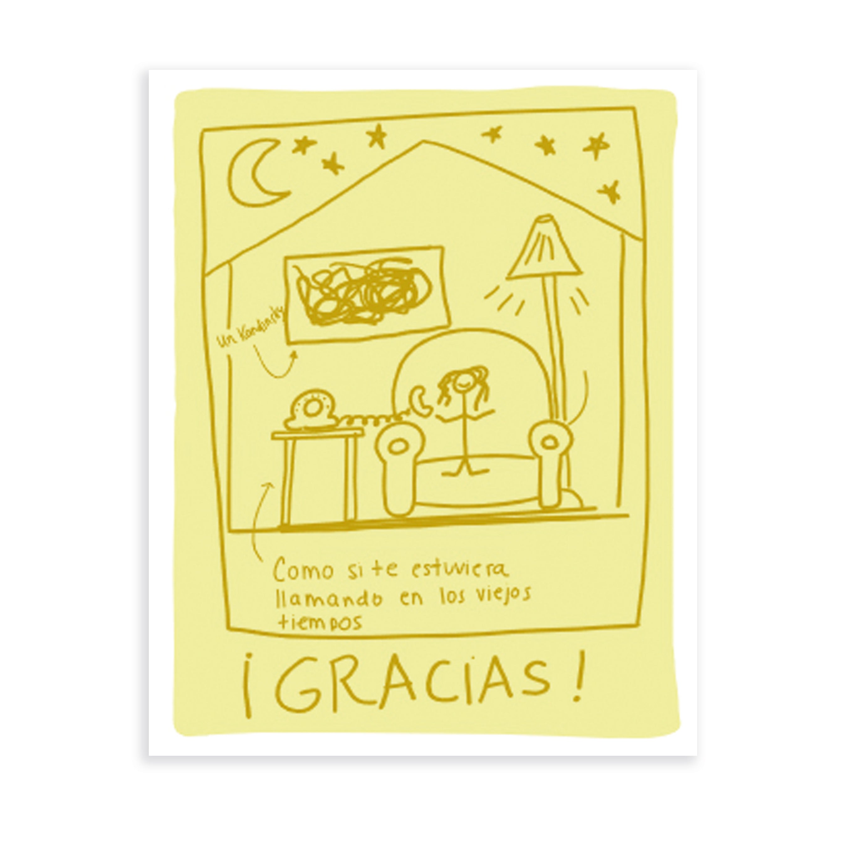 Tarjeta Llamada De Agradecimiento