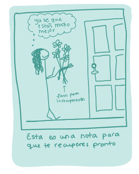 Tarjeta Flores De Recuperación