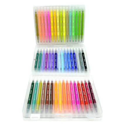 Plumón Doble Punta x48 Artisan