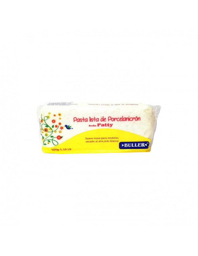 Masa Porcelanicron Blanca 500 gr | Doña Patty