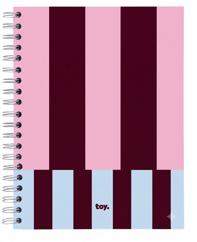 Cuaderno 5 Materias Rayado Line Horses