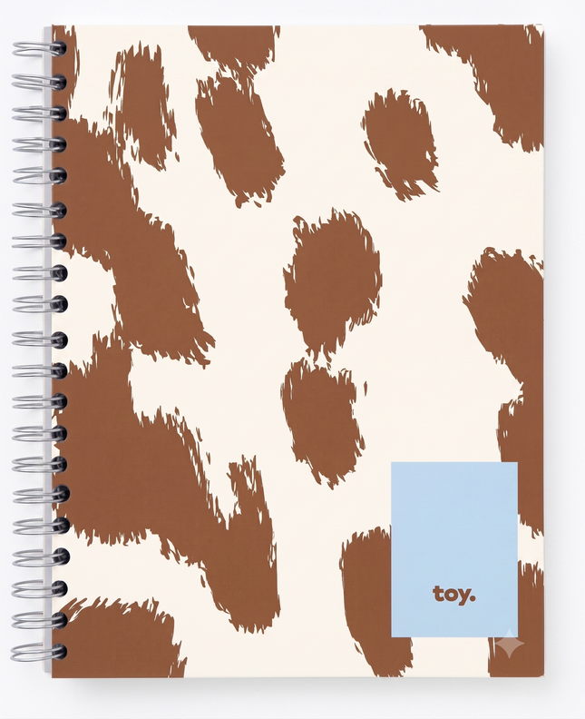 Cuaderno 5 Materias y Sketchbook Wild Bambi Blue