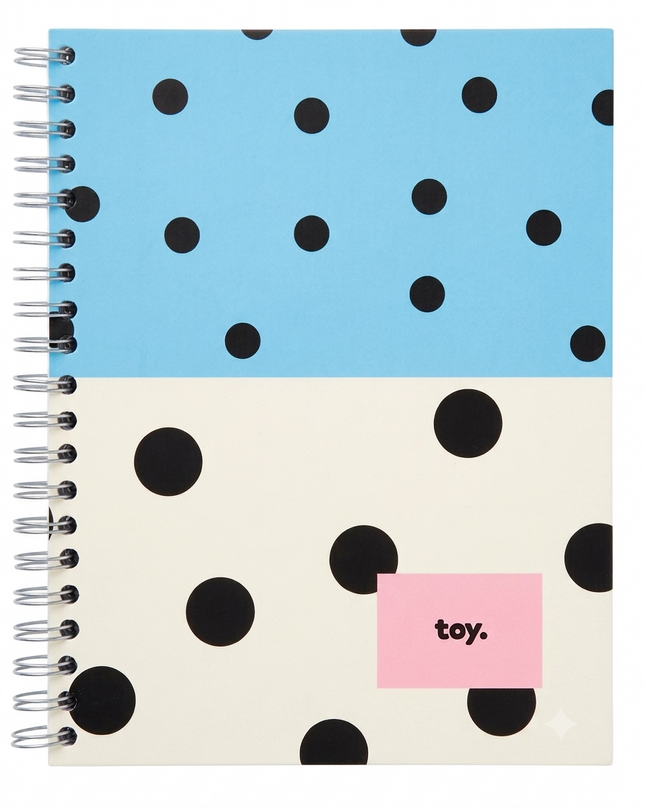 Cuaderno 5 Materias Cuadriculado Dot Party