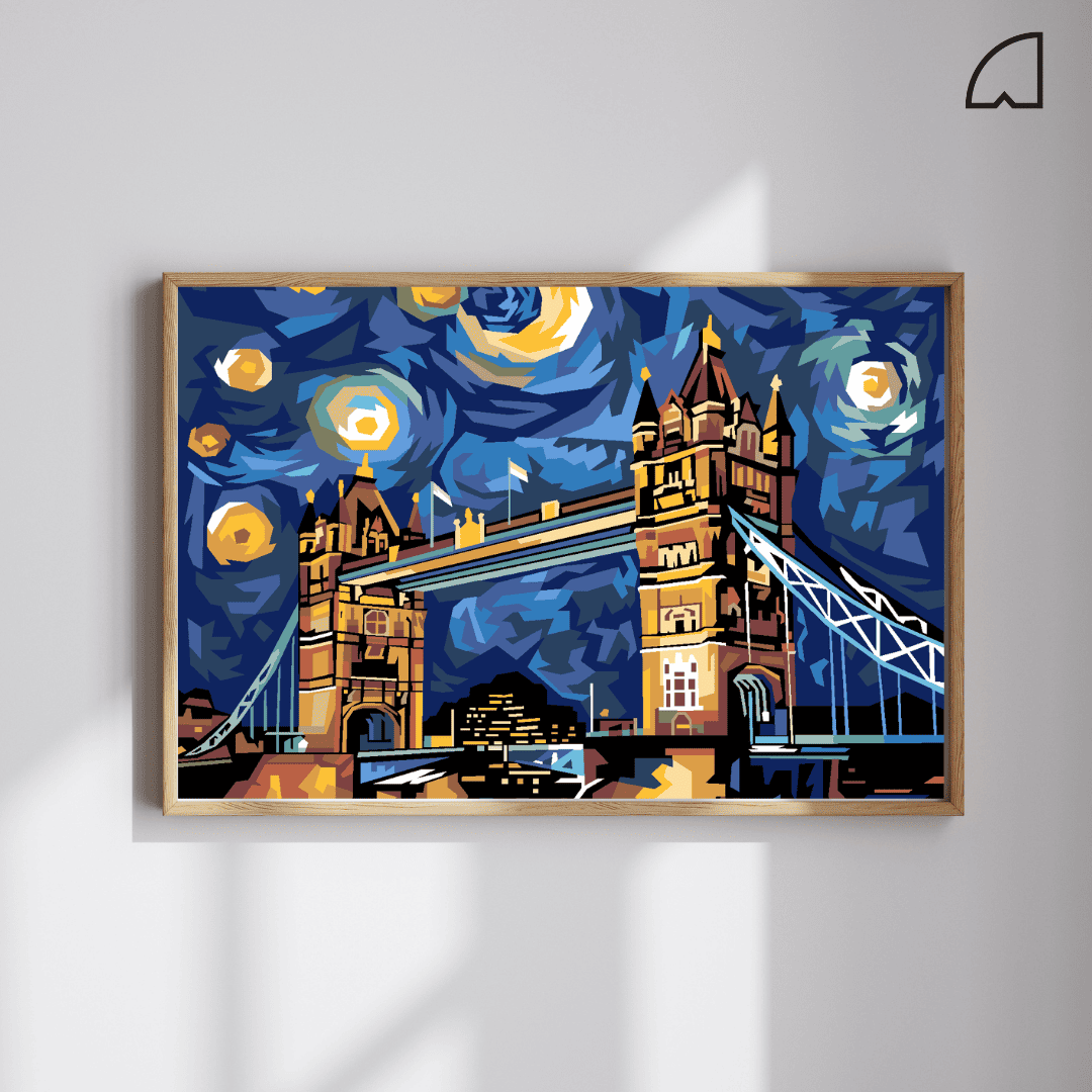 Kit De Pintura Por Números Puente De Londres 40x50 cm Art Box
