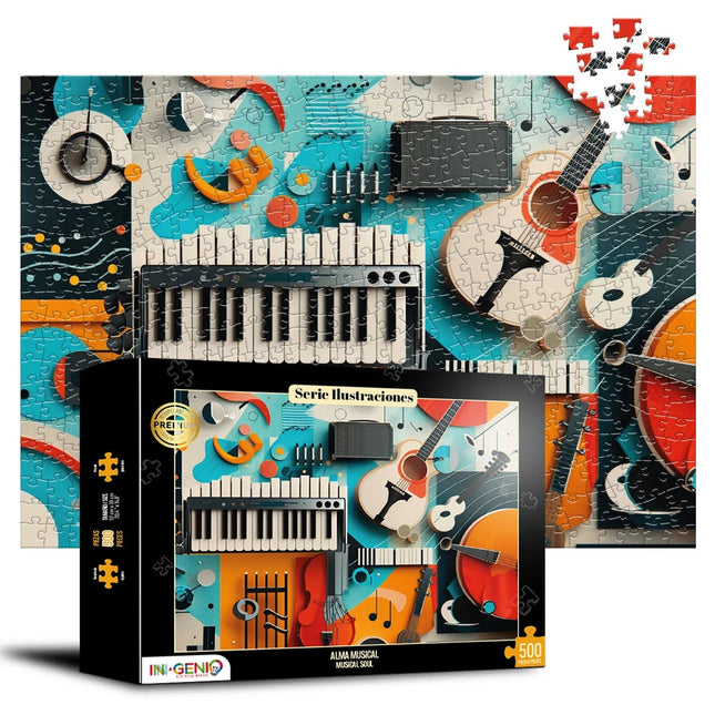 Rompecabezas 500 Piezas Alma Musical Ingenio Destreza