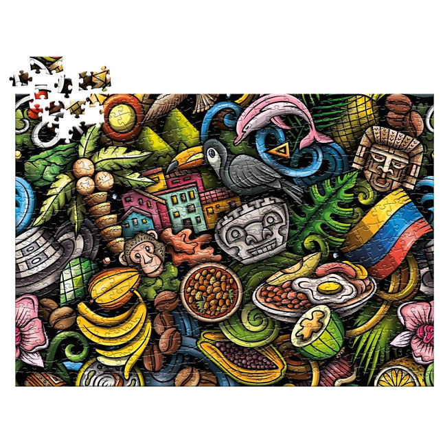 Rompecabezas 500 Piezas Colombia Ingenio Destreza