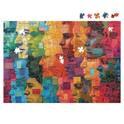 Rompecabezas 500 Piezas Las Caras De Mi Gente Ingenio Destreza