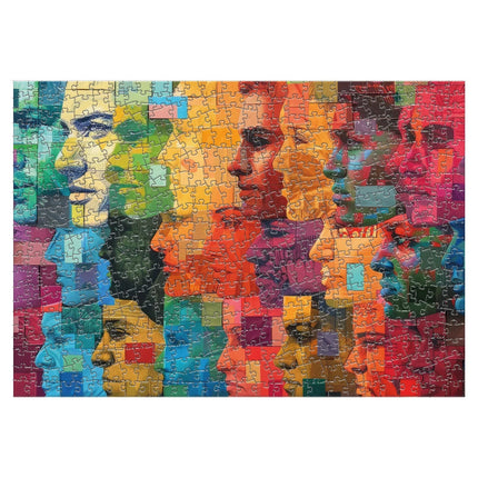 Rompecabezas 500 Piezas Las Caras De Mi Gente Ingenio Destreza