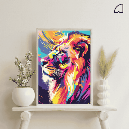 Kit De Pintura Por Números Rey León 40x50 cm Art Box