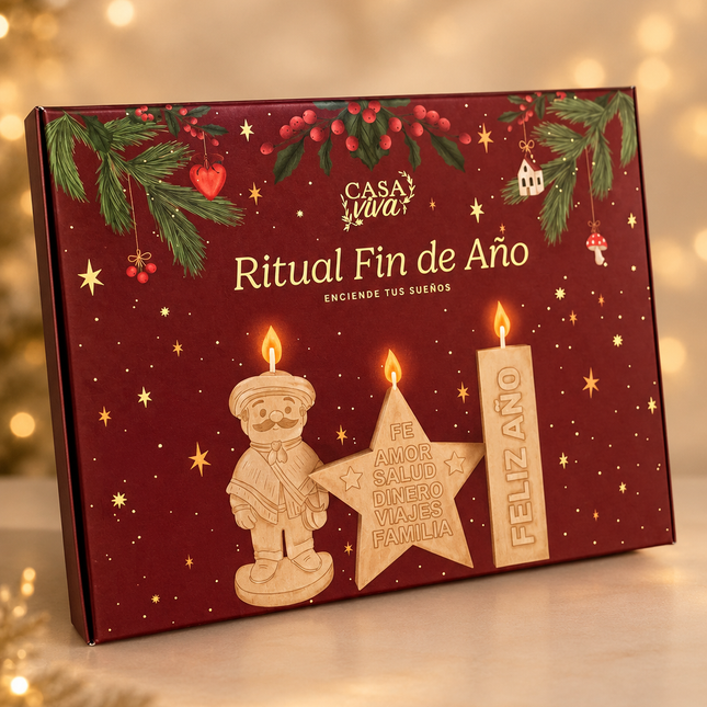 Kit de Velas Ritual de Fin de Año Casa Viva
