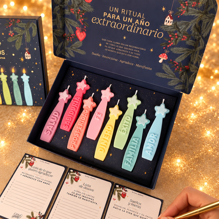 Kit de Velas Ritual de Deseos Casa Viva