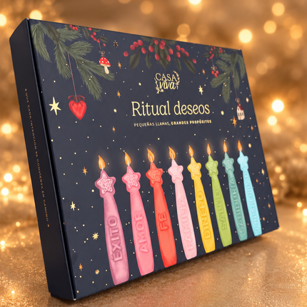 Kit de Velas Ritual de Deseos Casa Viva