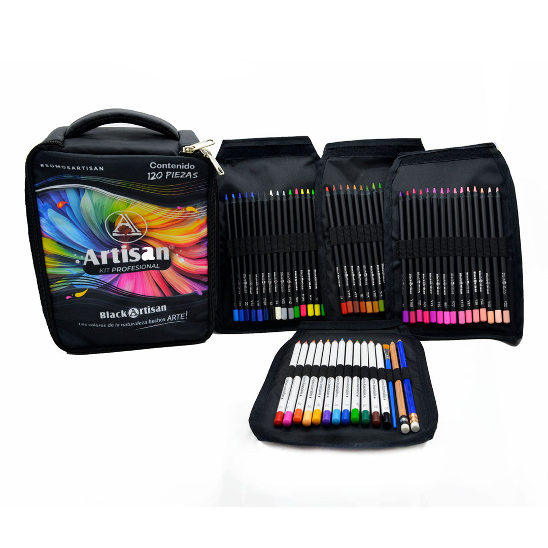 Lapices Y Colores Black x120 Unidades Artisan