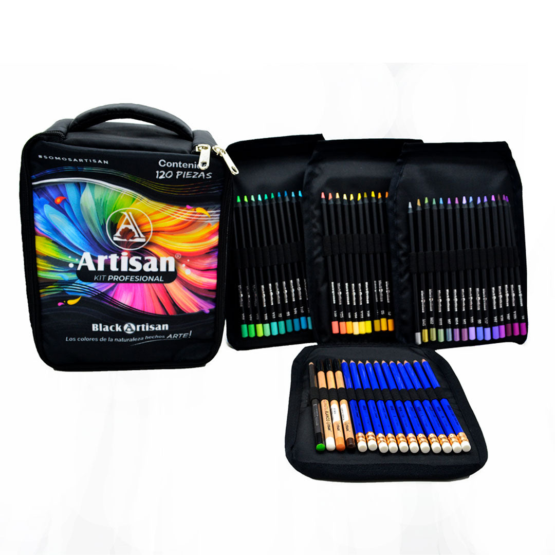 Lápices y Colores Black x120 Unidades Artisan