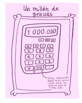 Tarjeta Calculadora De Agradecimiento