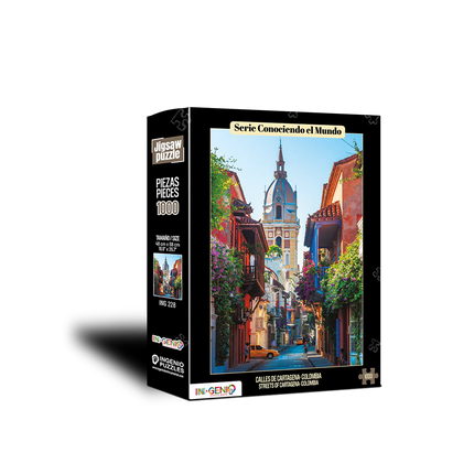 Rompecabezas 1000 Piezas Calles De Cartagena | Ingenio Destreza