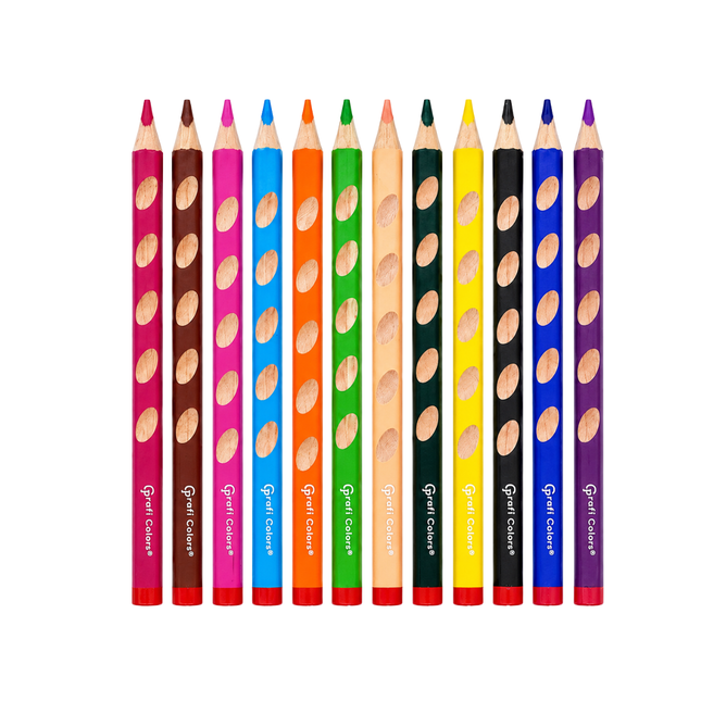 Colores Jumbo Groove Grafi Colors X 12 Unidades