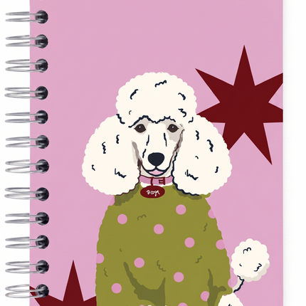 Cuaderno y Sketchbook Pink Poodle