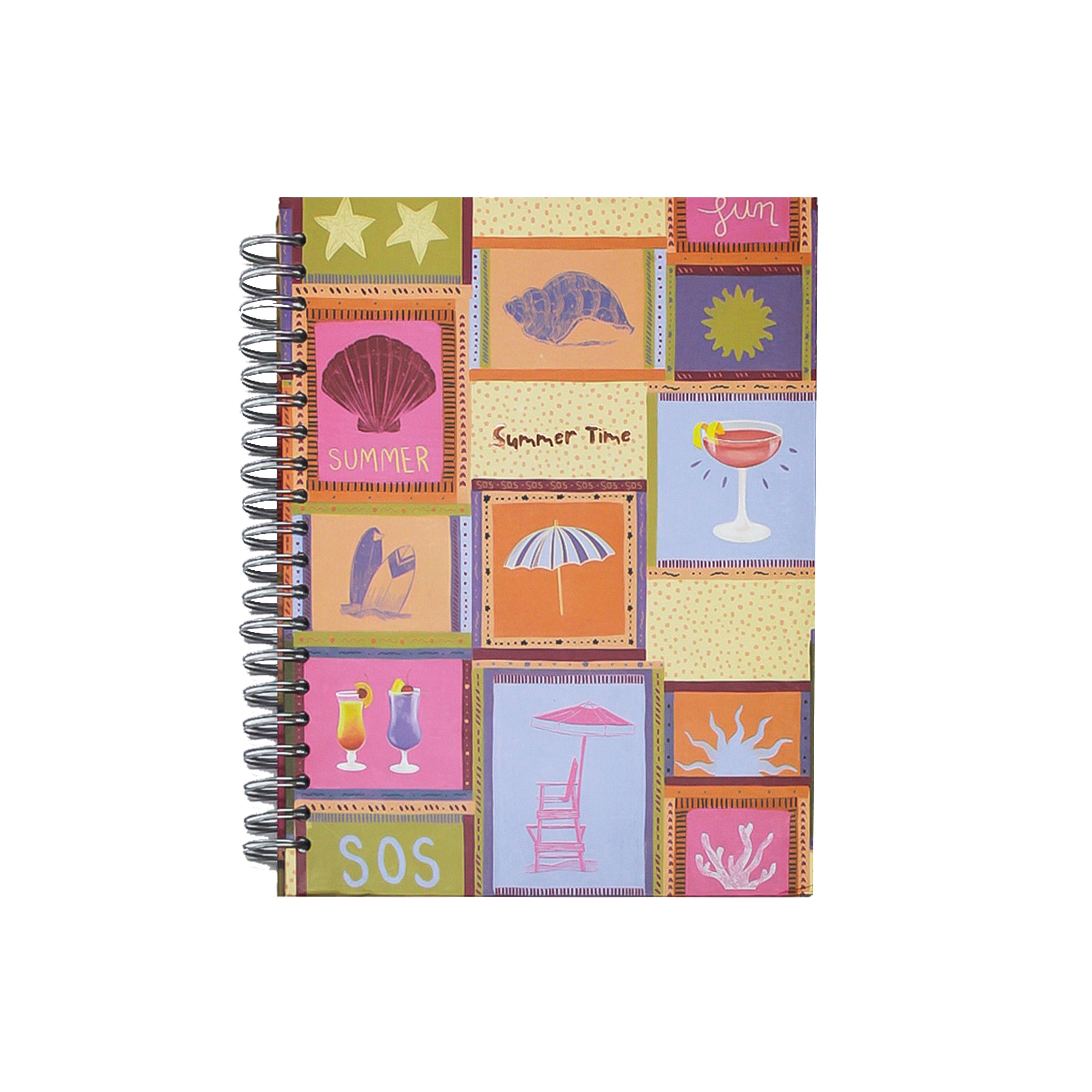 Cuaderno Argollado 7 Materias Cuadriculado Grande SOS