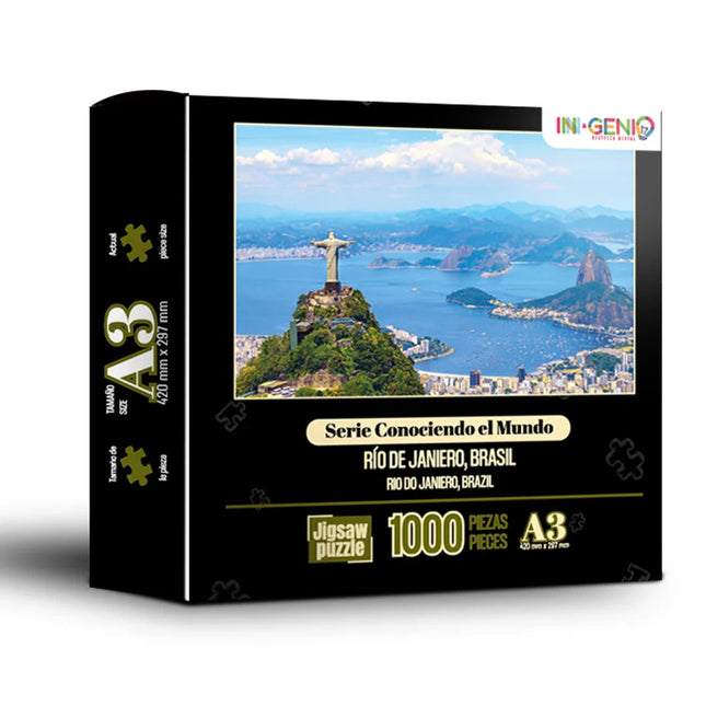 Rompecabezas 1000 Piezas Mini A3 Rio De Janeiro Ingenio Destreza