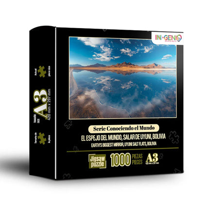 Rompecabezas 1000 Piezas Mini A3 El Espejo Del Mundo Ingenio Destreza