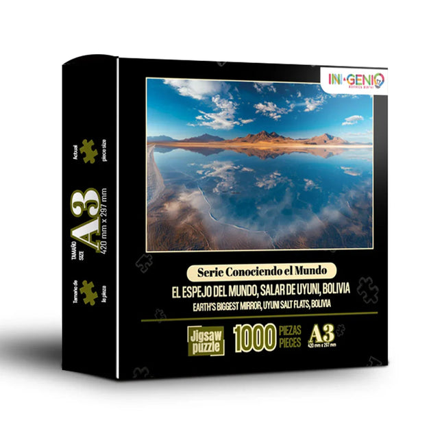 Rompecabezas 1000 Piezas Mini A3 El Espejo Del Mundo Ingenio Destreza