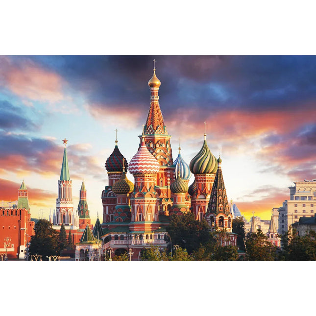 Rompecabezas 1000 Piezas Mini A3 Catedral De San Basilio Ingenio Destreza