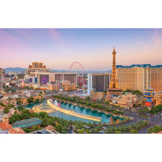 Rompecabezas 1000 Piezas Mini A3 Viva Las Vegas Ingenio Destreza