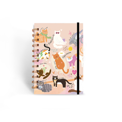 Libreta Mini Gatitos Colorful