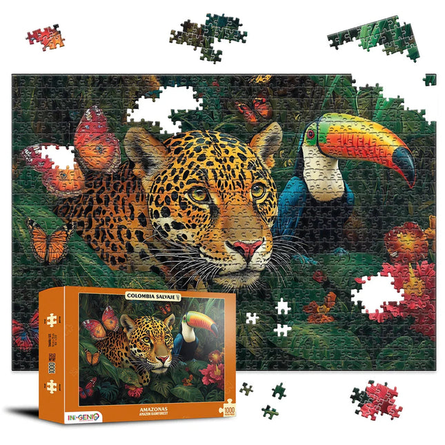 Rompecabezas 1000 Piezas Amazonas Rainforest Ingenio Destreza