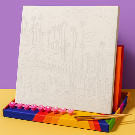 Kit De Pintura Por Números Valle de Cocóra 40x50 cm Art Box