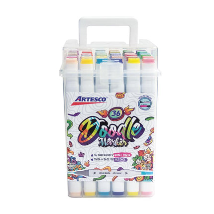 Marcadores A Base De Alcohol Doodle x36 | Artesco