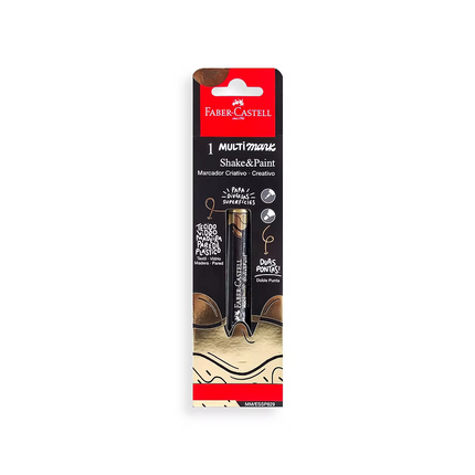 Marcador Acrílico Shake and Paint Metálico Faber Castell