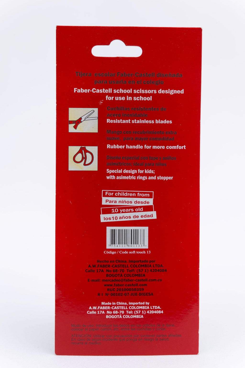 Tijera Mejor Agarre Faber Castell
