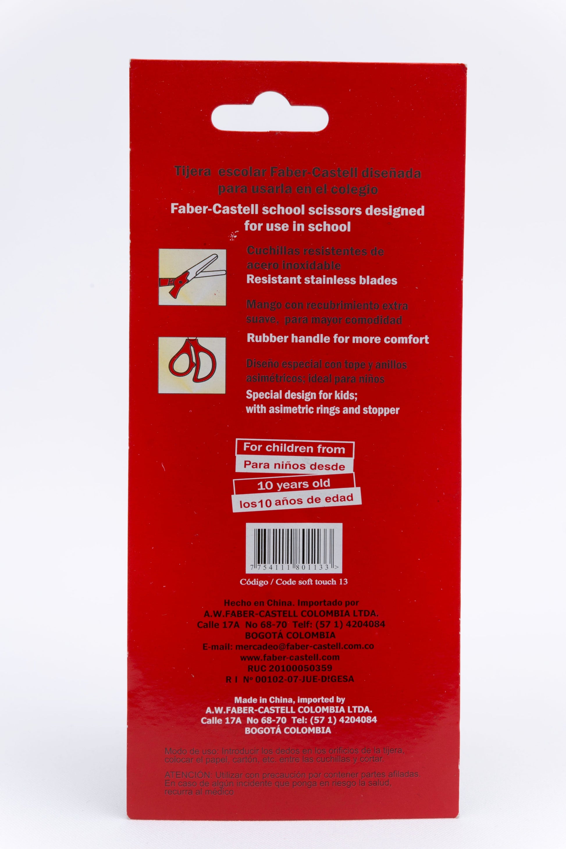 Tijera Mejor Agarre Faber Castell