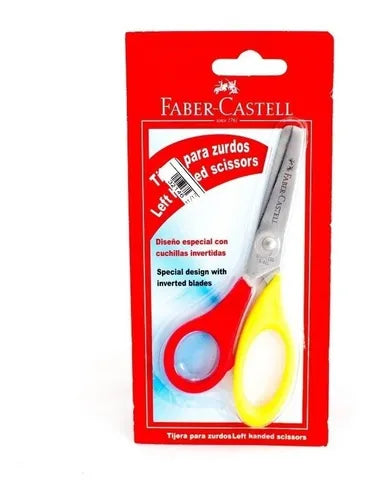Tijera Para Zurdos Faber Castell