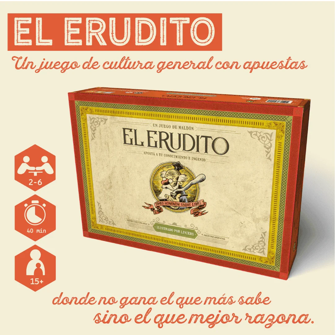 Juego De Mesa El Erudito Ingenio Destreza