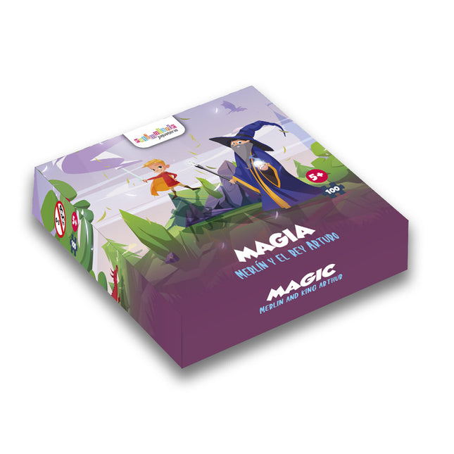 Rompecabezas 100 Piezas Merlín Y El Rey Arturo Estimularte
