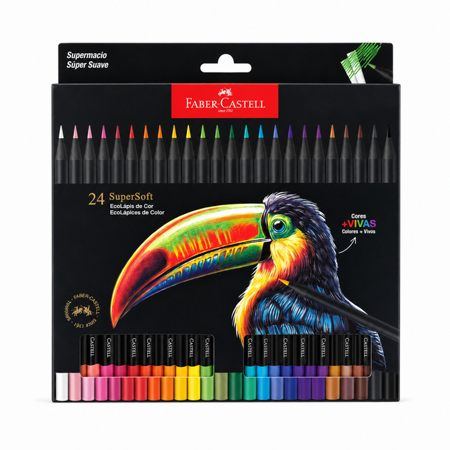 Colores Supersoft x50 Unidades Faber Castell