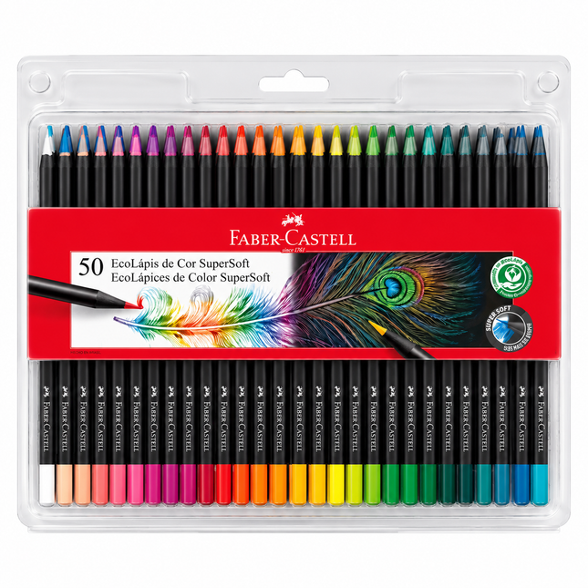 Colores Supersoft x50 Unidades Faber Castell