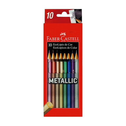 Colores Metalicos x10 Unidades Faber Castell