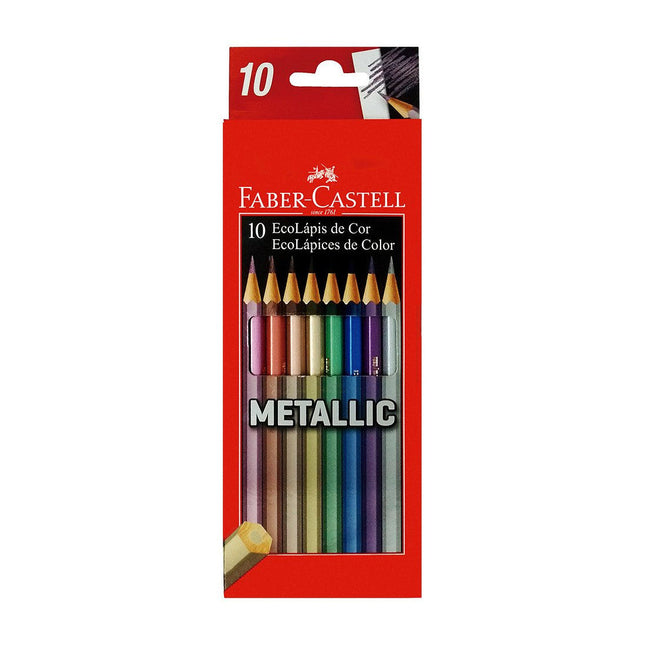 Colores Metalicos x10 Unidades Faber Castell