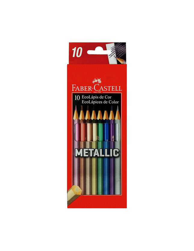 Colores Metalicos x10 Unidades Faber Castell