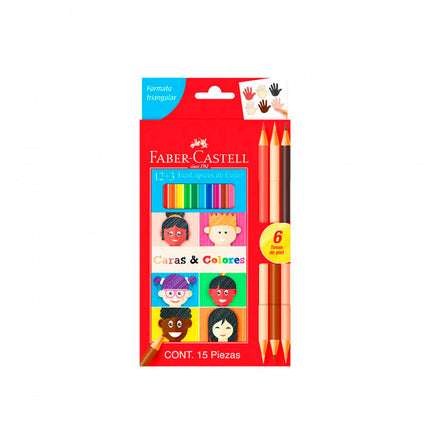 Caras Y Colores x12 Faber Castell