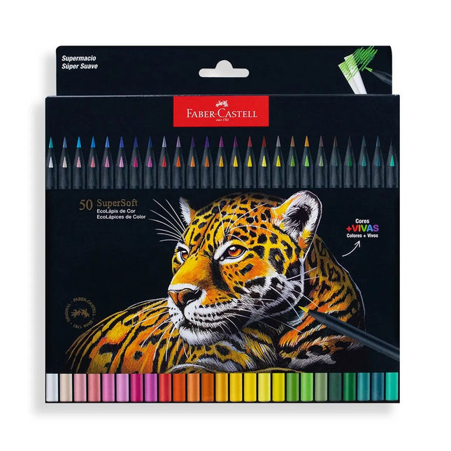 Colores Supersoft x50 Unidades Faber Castell