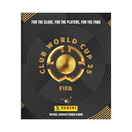 Álbum Panini FIFA Mundial de Clubes 2025 en pasta suave con 72 páginas para coleccionar 500 láminas de fútbol oficiales