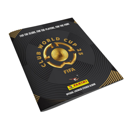 Álbum Panini FIFA Mundial de Clubes 2025 en pasta suave con 72 páginas para coleccionar 500 láminas de fútbol oficiales