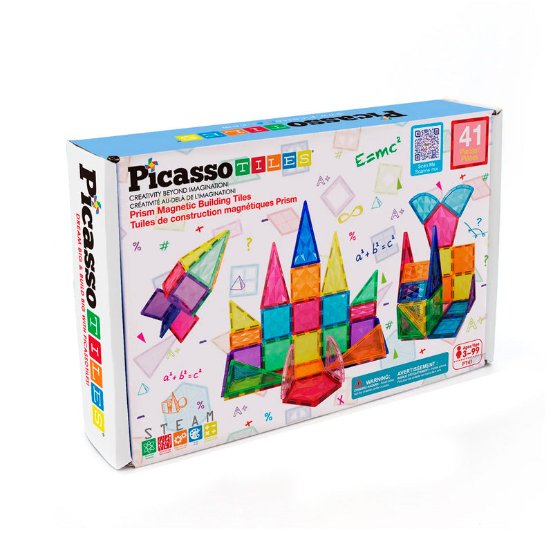 Bloques Magnéticos Para Niños 41 Piezas Prisma Picasso